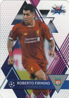 Roberto Firmino Liverpool 2019/20 Topps Crystal Champions League Base card #58